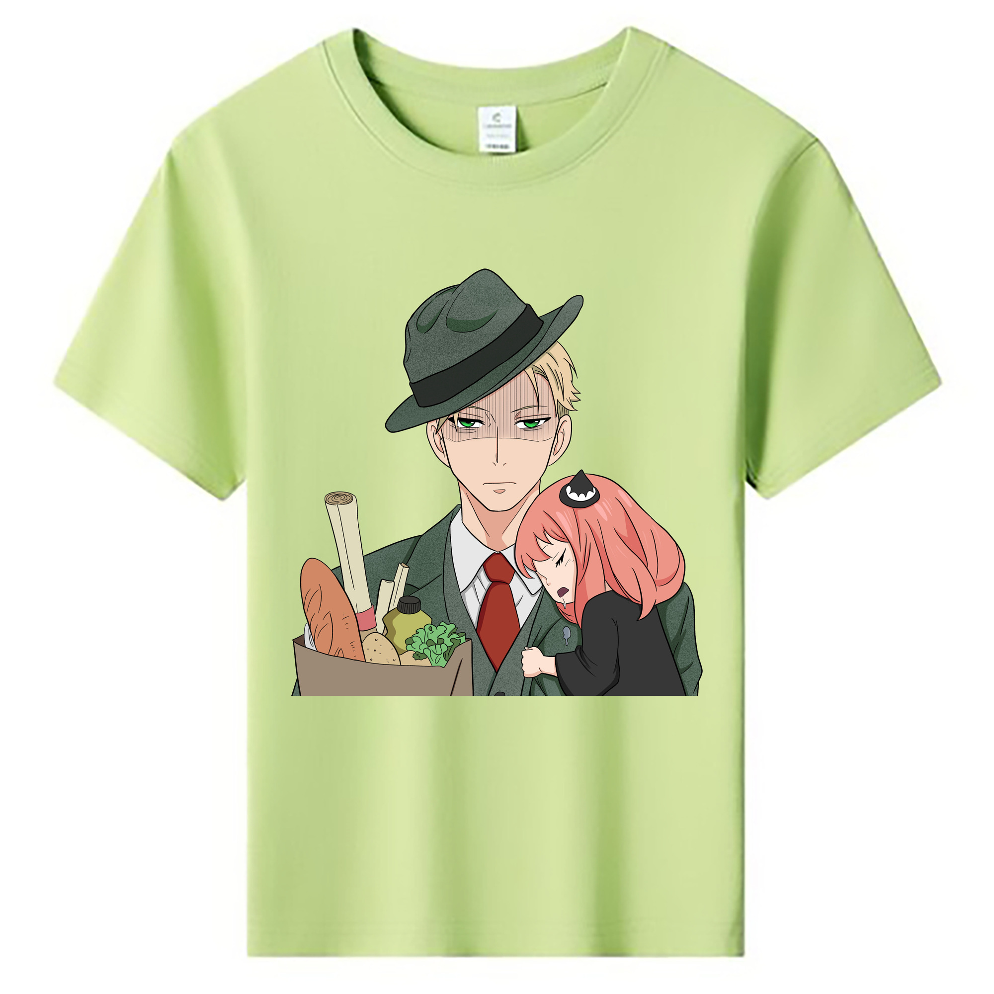 （画像用） SPY×FAMILY间谍家家酒 綿100％キッズTシャツ（フロントプリント）